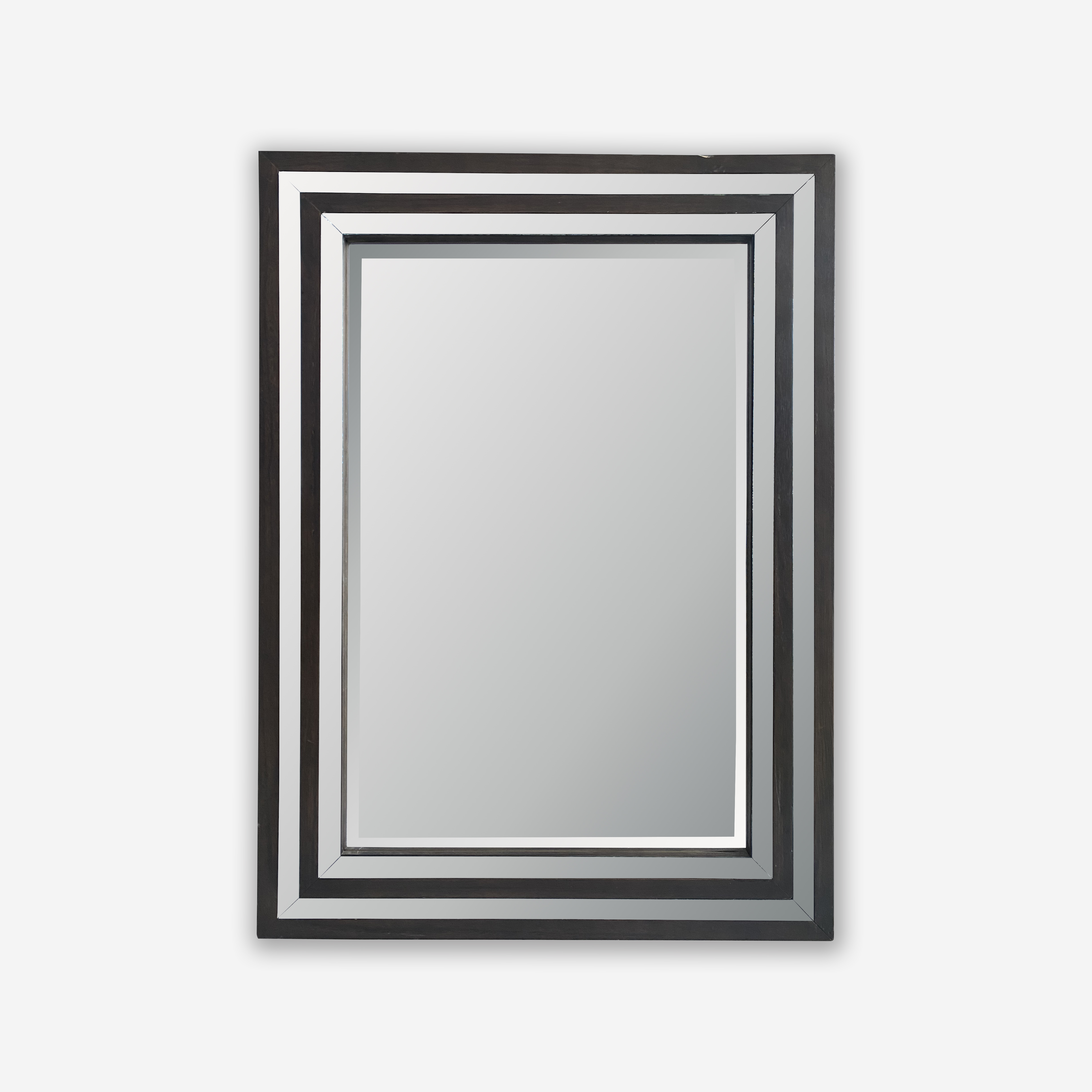 dark wood wall mirror